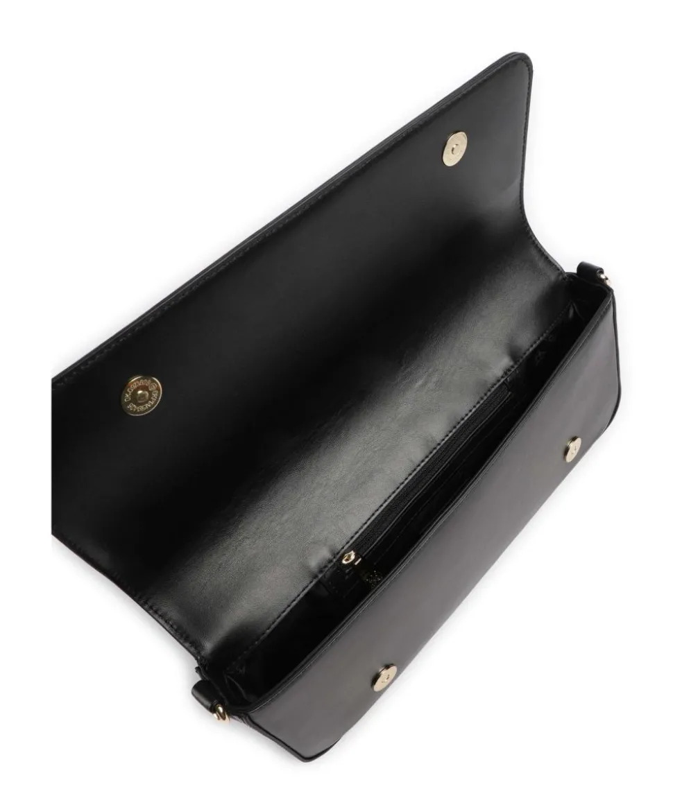 Ennel Schultertasche fein genarbtes Rindsleder schwarz