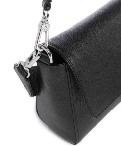 Epson Temi Schultertasche genarbtes Rindsleder schwarz