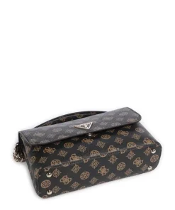 Erica Eco Schultertasche Lederimitat dunkelbraun