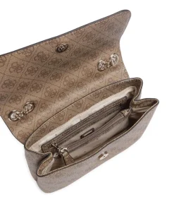 Erica Eco Schultertasche Lederimitat hellbraun