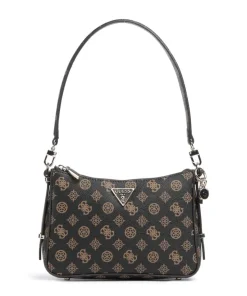 Erica Eco Schultertasche Lederimitat dunkelbraun