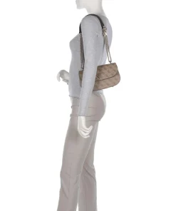 Erica Eco Schultertasche Lederimitat hellbraun