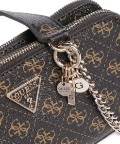 Erica Eco Umhängetasche Lederimitat dunkelbraun