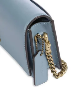 Essential Geldbörse Kalbsleder hellblau