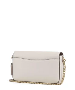 Essential Umhängetasche genarbtes Leder elfenbein