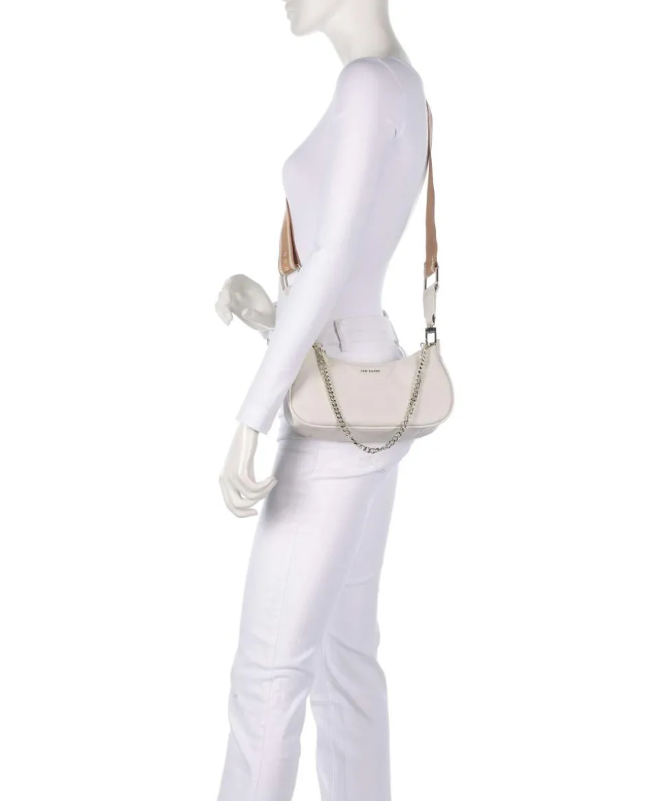 Essiy Schultertasche fein genarbtes Rindsleder elfenbein