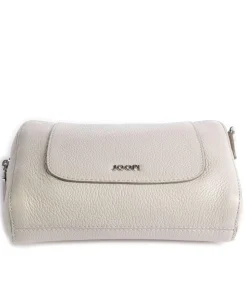 Estate Casta Umhängetasche genarbtes Leder hellgrau