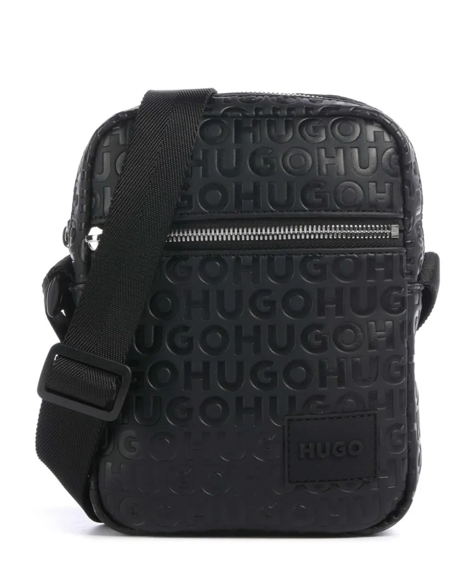 Ethon 2.0 Umhängetasche Lederimitat schwarz