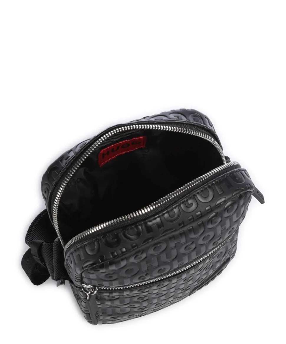 Ethon 2.0 Umhängetasche Lederimitat schwarz