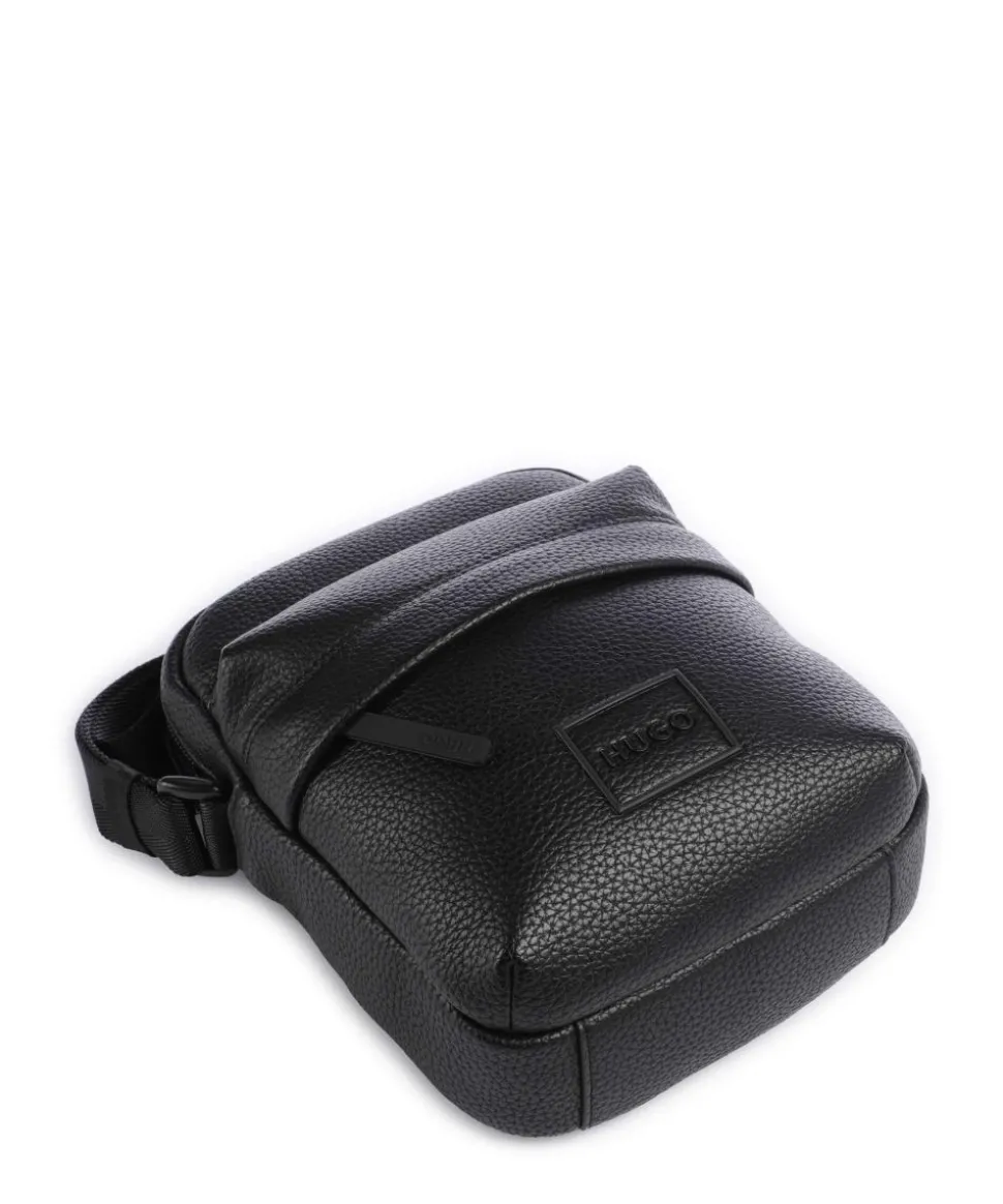 Ethon Umhängetasche Lederimitat schwarz