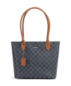 Euphoria Shopper Lederimitat dunkelblau