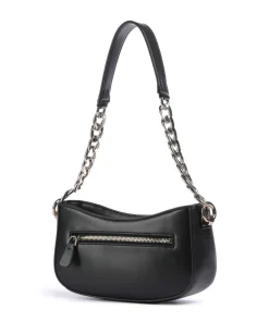 Evelune Schultertasche Lederimitat schwarz