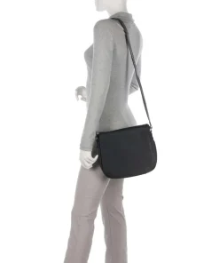 Everglades Umhängetasche Pull-Up Rindsleder schwarz