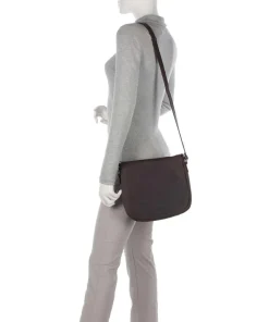 Everglades Umhängetasche Pull-Up Rindsleder dunkelbraun