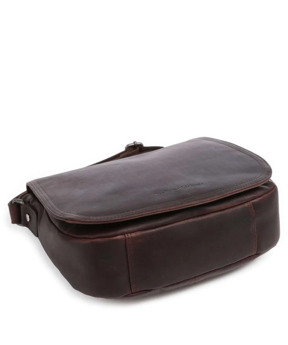 Everglades Umhängetasche Pull-Up Rindsleder dunkelbraun