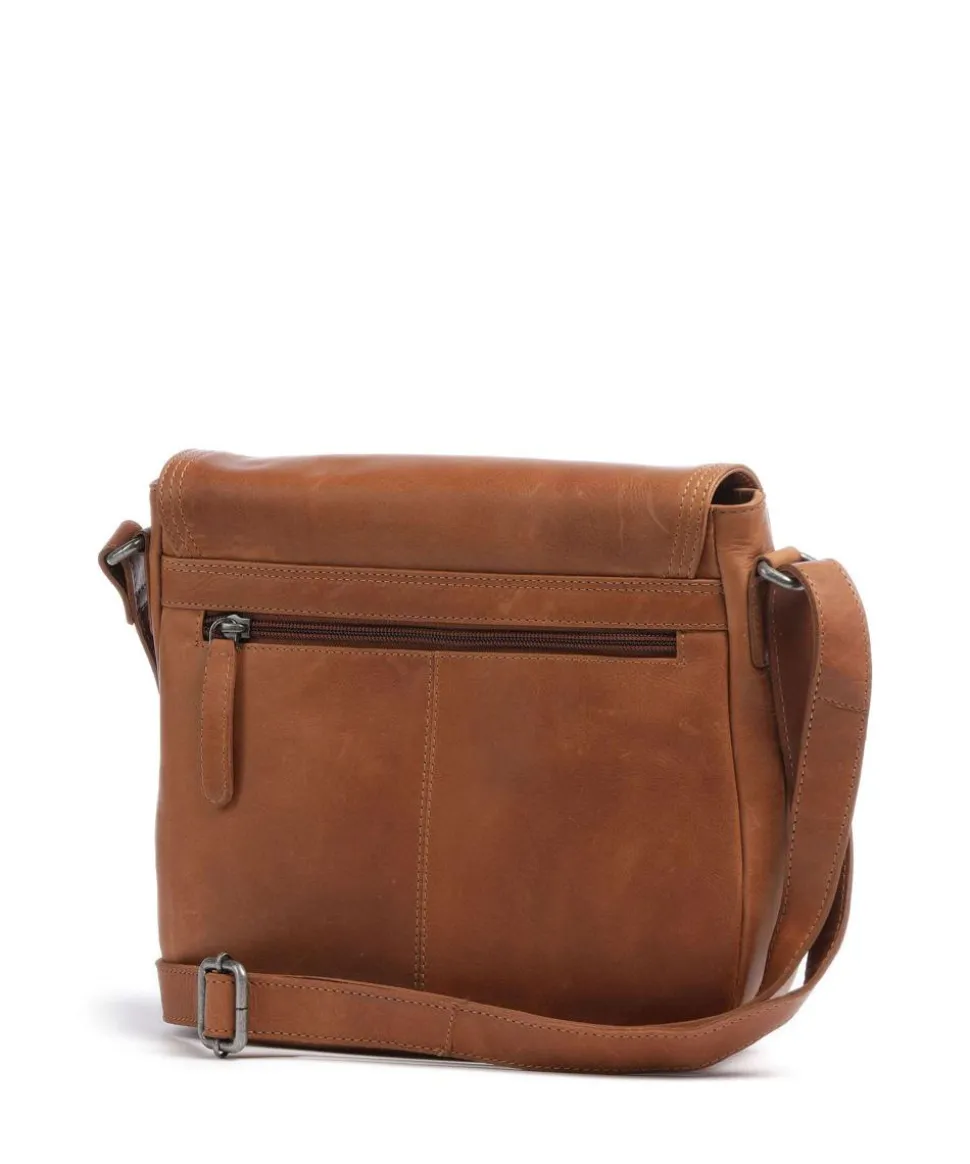 Everglades Umhängetasche Pull-Up Rindsleder cognac