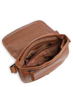 Everglades Umhängetasche Pull-Up Rindsleder cognac