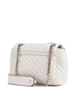 Everlee Schultertasche Lederimitat weiß