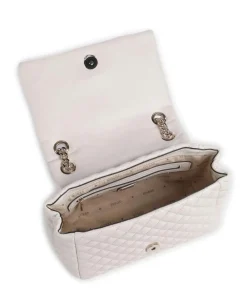 Everlee Schultertasche Lederimitat weiß