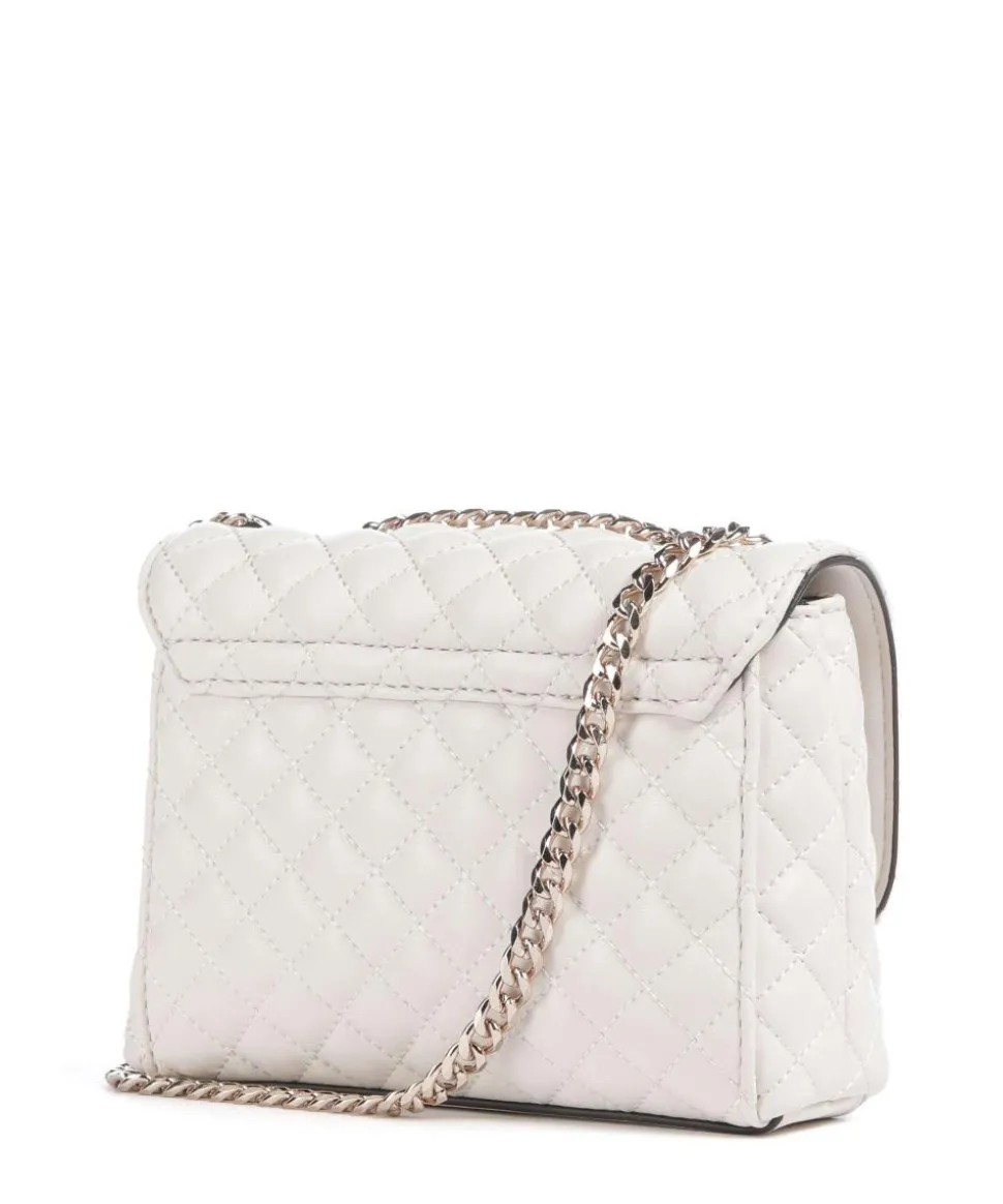 Everlee Schultertasche Lederimitat creme