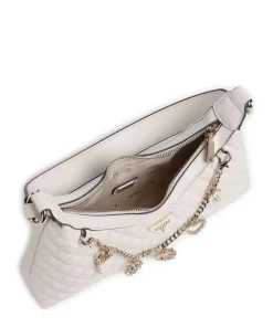 Everlee Schultertasche Lederimitat weiß