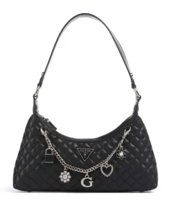 Everlee Schultertasche Lederimitat schwarz