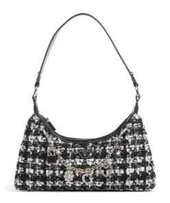 Everlee Schultertasche Polyester schwarz/weiß