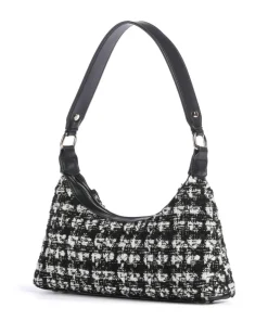 Everlee Schultertasche Polyester schwarz/weiß