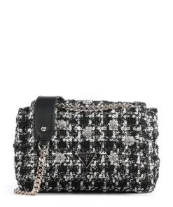 Everlee Schultertasche Textil schwarz/weiß