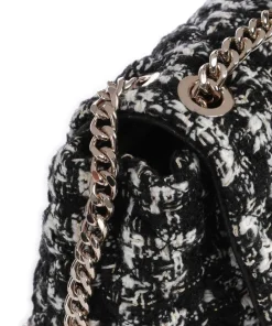 Everlee Schultertasche Textil schwarz/weiß