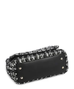 Everlee Schultertasche Textil schwarz/weiß