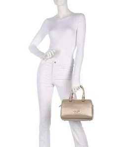 Evrim S Handtasche Lederimitat gold