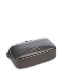 Evrim S Umhängetasche Lederimitat anthrazit