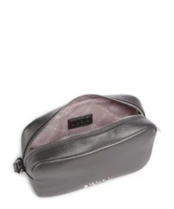 Evrim S Umhängetasche Lederimitat anthrazit