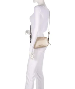 Evrim S Umhängetasche Lederimitat gold