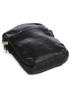 Express Umhängetasche fein genarbtes Kalbsleder schwarz