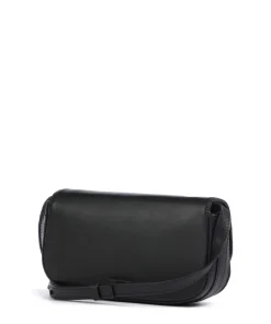 Ezra Calf Optic S Umhängetasche fein genarbtes Kalbsleder schwarz