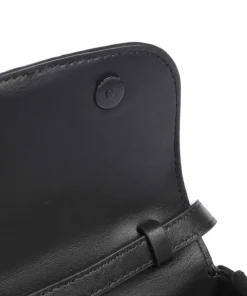 Ezra Calf Optic S Umhängetasche fein genarbtes Kalbsleder schwarz