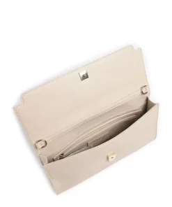 Fae Re Umhängetasche Lederimitat creme