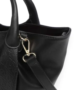 Falak Re Handtasche Lederimitat schwarz