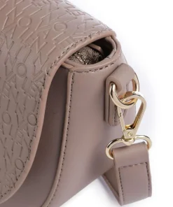 Falak Re Umhängetasche Lederimitat taupe