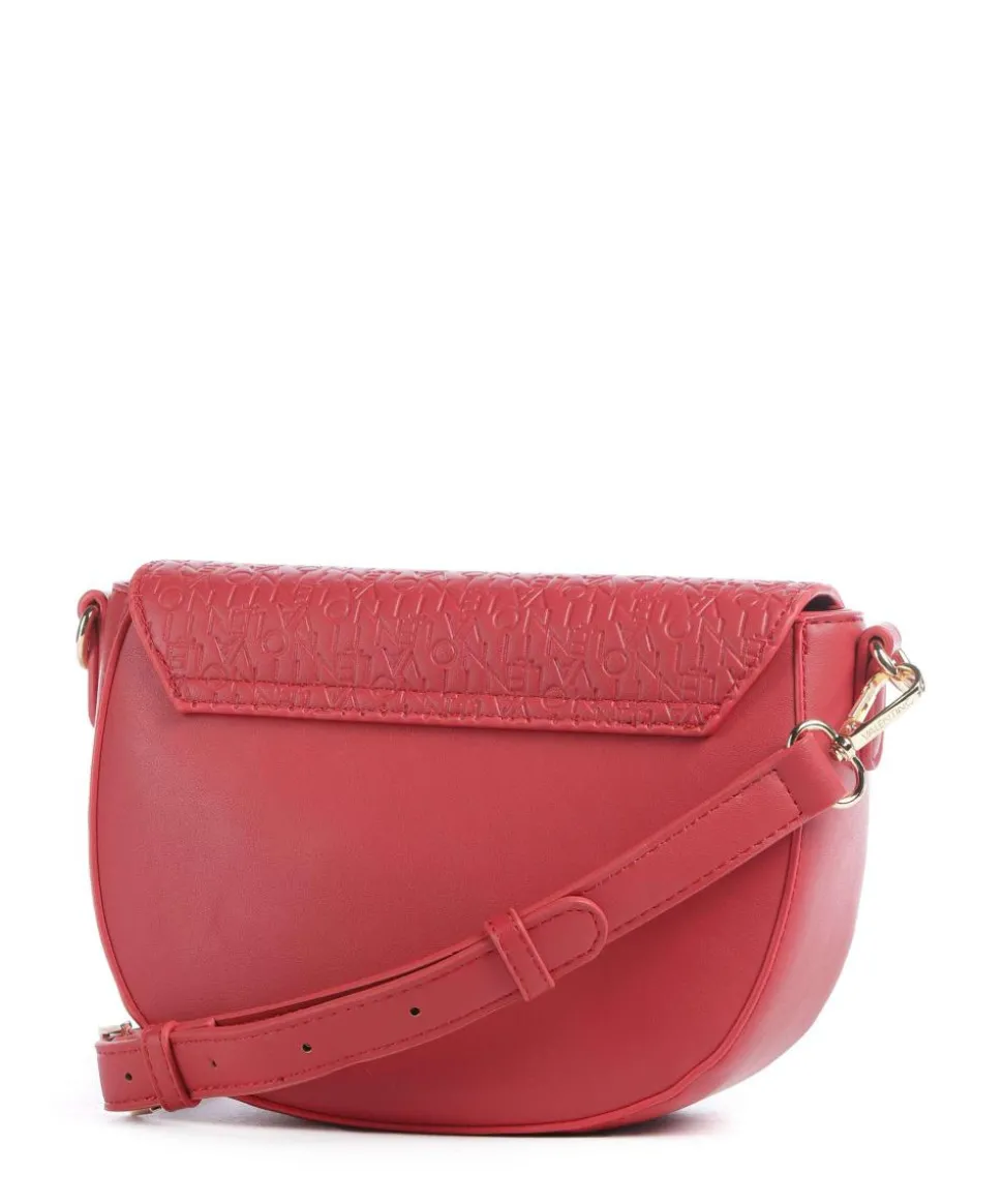 Falak Re Umhängetasche Lederimitat rot