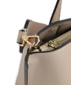 Fall Re Handtasche Lederimitat beige