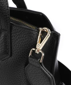 Fall Re Handtasche Lederimitat schwarz