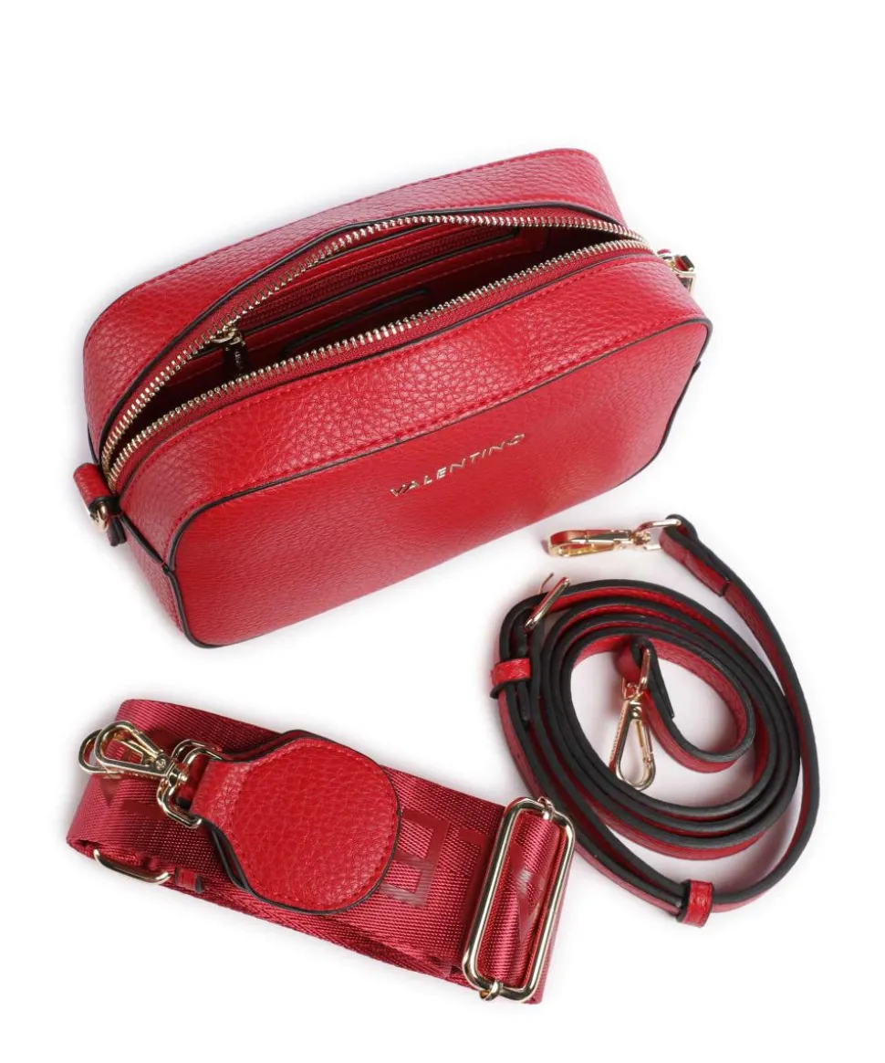 Fall Re Umhängetasche Lederimitat rot
