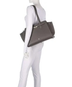 Farah L Shopper genarbtes Rindsleder dunkelgrau