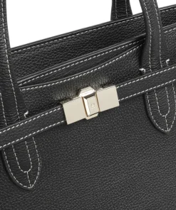 Farah L Shopper genarbtes Rindsleder schwarz