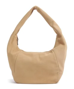 Farrah Suede M Beuteltasche Veloursleder beige