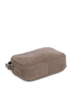 Farrah Suede S Umhängetasche Veloursleder taupe