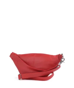 Fashion Favorites Gürteltasche weiches Rindsleder rot